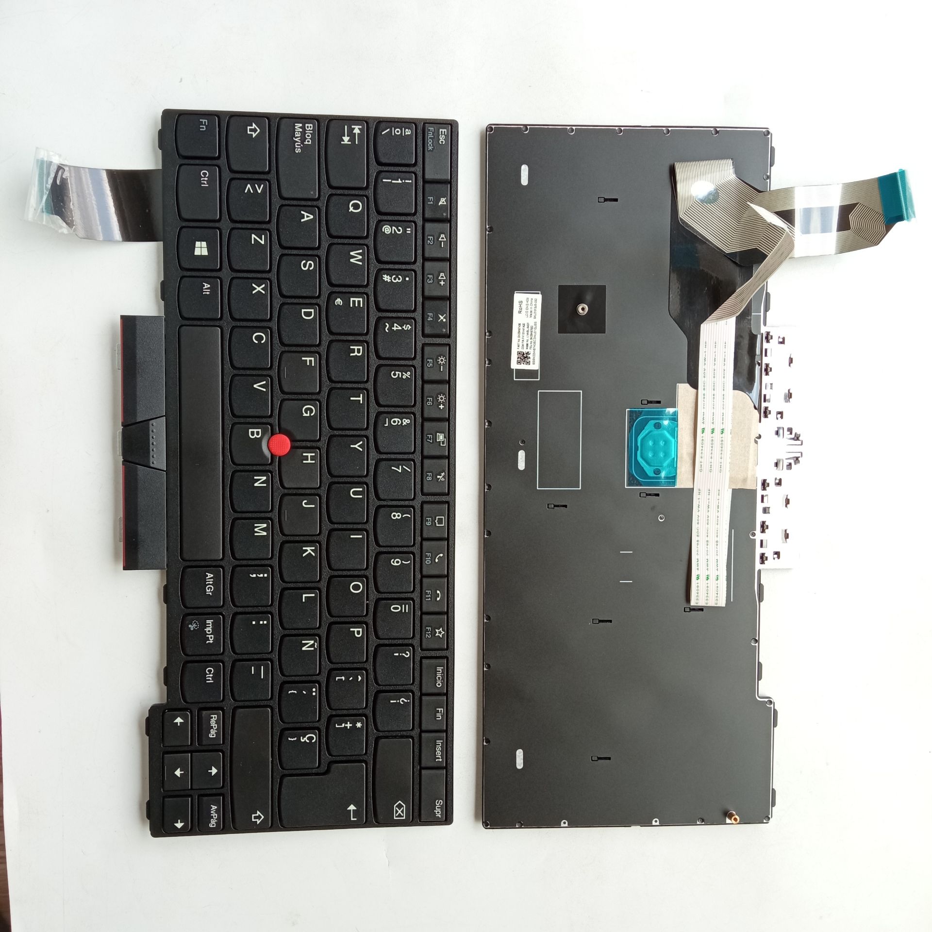 Picture of New Replacement Laptop Keyboard For IBM L14/L14 GEN1/L14 GEN2 BLACK FRAME BLACK (OEM) SP Layout